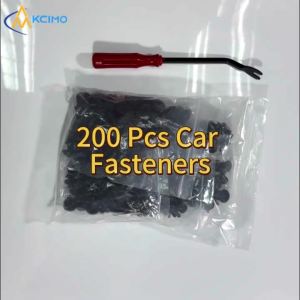 200Pcs Plastic Push Retainer Clips Universal Auto Fastener Expansion Buckle Car Interior Panel Fixing Clips