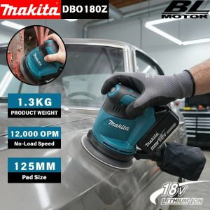 Makita | Makita DBO180Z 18V Cordless Orbital Sander Portable Grinding Tool For DIY Wood Putty Surface Finishing Bare Tool
