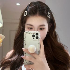 Y2K Heart Shaped Rhinestone Hair Clip Womens Side Edge Hair Accessory Small BB Clip Fashionable Hair Decorations