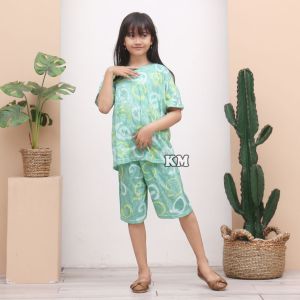 Setelan Anak Bahan Kaos / Setelan Batik Anak Gemesin