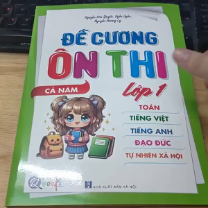 Sách - Đề cương ôn thi - Lớp 1 - Cả năm (Qbooks)
