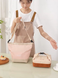【SG】 Insulated Lunch Bag Heat Insulated Lunch Bag Portable Thermal Box Durable Waterproof Office Cooler Lunch Bag