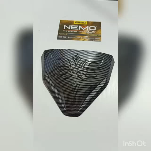 Spakboard Cover Tutup Batok Depan Nemo Vario 2018 Black Carbon Karbon Visor Variasi Vario 125 150 Carbon