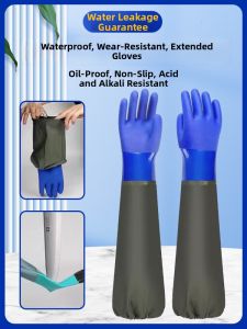 PATGEAR | Durable Waterproof Anti-slip Acid Alkali Resistant Warm Work Gloves