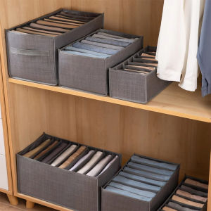 1Pc Pants Storage Box Wardrobe Clothes Organizer Cabinet Drawers Organizer for Underwear Bra Socks T-Shirt Organizers Storage