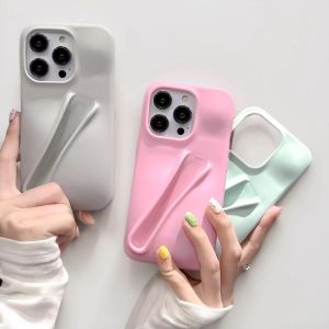 ♥Original Product+FREE Shipping+COD♥Minimalist Solid Color Rhode Lipstick Phone Case Same Style For iPhone 15 14 Promax 13 12 11 Pro Max 14 15 Plus 11 12 13 Fashion Lipstick Phone Case Cover Casing