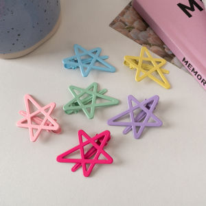 [Ready Stock]1 Pcs Korean Hollow Stars Hairpin for Female Multi-color Optional Exquisite Student Birthday Gift