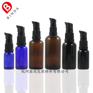 Brown/Blue/Black Glass Bottle for Lotion Elegant Sub-Bottling Cosmetic Beauty Tool Suitable for Any Skin Type Normal Specifications