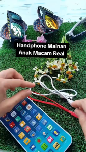 Toy smart phones Learning education toys Bilingual(Malay-English)learning Kids toys Early education toys Montessori toys Baby toys 1-6 year Skill-enhancing toys