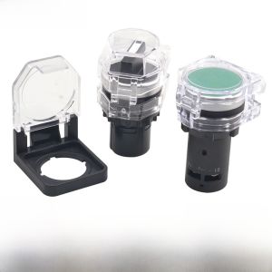 Transparent Button Protective Cover Suitable for Schneider Screw Switch High Position Self-Resetting Flat Button Self-Adhesive Cap