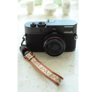 Hand Embroidered Canvas Camera Wrist Strap Short Rope Durable Handheld Photography Accessory Universal for Phones And Cameras