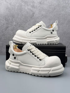 Trendy Mens Shoes Big Head Low Cut Thick Bottom Dad Sneakers Ugly Cute Bread Shoes Casual Board Shoes for Youth in 2025