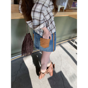 Summer A-line Petite-friendly Slimming Half Skirt