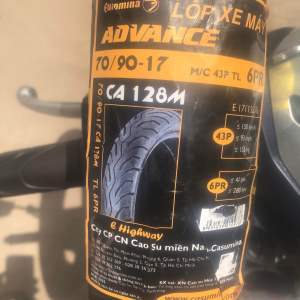 Vỏ ( lốp ) Euromina không ruột 70/90-17 chính hãng