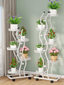 NIFENG | Multilayer Movable Iron Flower Stand