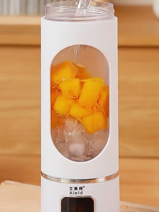 JameMirsเครื่องปั่นน้ำผลไม้ไร้สาย พกพา ใบมีด10ใบ การออกแบบอัจฉริยะ ชาร์จUSBคั้นน้ำผลไม้ Portable Blenderก้อนน้ำแข็งบดขยี