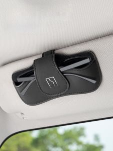 Car-Mounted Sunglasses Storage Box Sunshade Board Organizer Decorative Clip-On Style Eyewear Holder for Zeekr 001/X/009