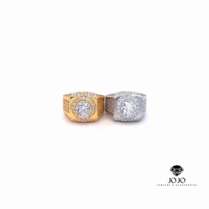 N937 - Nhẫn nam thiết kế dơn giản đinh dá CZ cao cấp JOJO