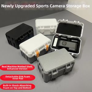 HAISENLE | Vỏ Bảo Vệ cho DJI Action5pro Action4 Action3 Camera với Bảo Vệ Pin và Hộp Số Hóa Chống Xước