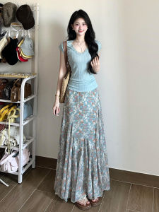 Homecore | Floral Fish-Tail Summer Dress