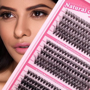 300 naturally fluffy DIY eyelash extensions 30-100D natural false eyelashes C/D curls 10-16mm mixed makeup eyelash tool