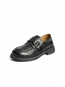 Belle | Easy-to-Wear Black Low-Top Leather Shoes