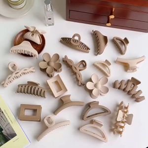 🪶 คุณพร้อมส่งกิ๊บหนีบผมกิ๊บติดผมเกาหลี โทนสีกาแฟ เครื่องประดับผมเก๋ๆ 🪶