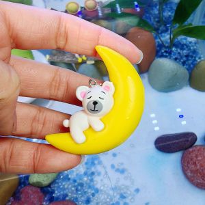 Fish Tank Landscaping Floating Bear Pendant Artificial Coral Plant Star Fish Tank Decoration Crafts