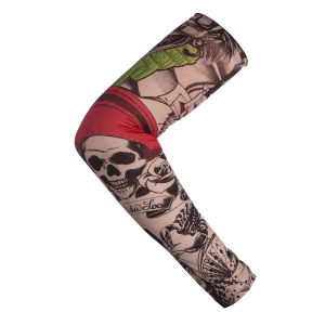 Breathable Arm Sleeves Sun Protection Ice Silk Quick-Dry Tattoo Sleeve for Cycling Riding Outdoor Sports