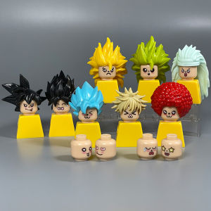 Phụ Kiện Khối Xây Dựng Nhỏ Thương Hiệu MOC BRICKS Biểu Cảm Hoạt Hình Dễ Thương Tương Thích Với Đồ Chơi Cho Bé Gái Chụp Ảnh