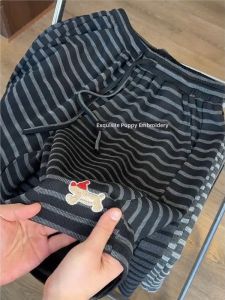 XIBAIYI | Extra Large 300kg Stripe Embroidery Sports Shorts Lightweight Loose Fit Summer