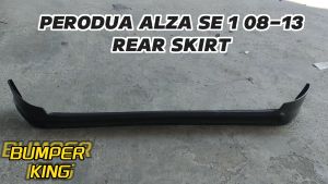 PERODUA ALZA SE 1 ALZA OLD ALZA LAMA 08-13 REAR SKIRT MATERIAL PUR 2008 2009 2010 2011 2012 2013 WITHOUT PAINT