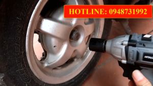 Máy siết mở bulong HiTACHI 88V - Động cơ từ không chổi than - Vặn ốc M24 dễ dàng - Bảo hành Toàn Quốc 6 tháng