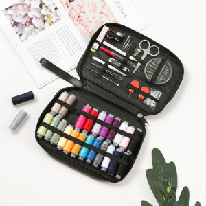 Homenhome เข็มทำด้วยมือเย็บผ้าในครัวเรือนและด้ายอุปกรณ์เย็บผ้าเข็มและกล่องด้าย