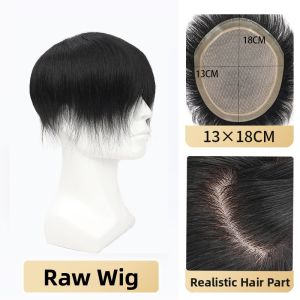 KEQIAO | Biological Scalp Full Frontal Lace V-Needle Male Topper