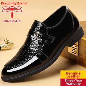DRAGON-FLY | Business Formal Genuine Leather Breathable Slip-on Shoes