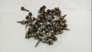 Baut baja ringan Roofing Screw 12x25 KUNING /50pcs aksesoris teknik bengkel