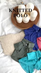 Knitted Polo - Polo Kucing dan Polo Anjing POMAPOO Premium Berkualitas