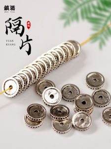 Handmade เงินทิเบต Spacer ลูกปัดเครื่องประดับชุดพุทธ Star Moon เกือบประมาณตกแต่งสิ่งประดิษฐ์ Town Source