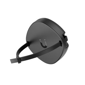 2/1pcs for Airtag Magnetic Adhesive Case Hidden Black Protective Cover with Cable Tie Holder Binding Tape Tracker for Car Bike