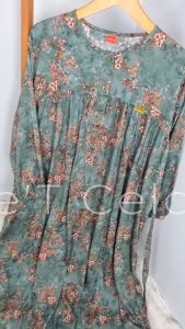 Dress Wanita Jumbo LD 115 - 130 Bahan Rayon Viscose Terbaru 2024 Daster Busui Midi Baby Doll Kekinian