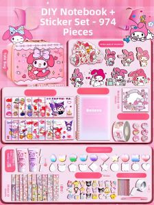 Luxury Edition Handmade DIY Scrapbooking Kit Girls Birthday Gift Purple Color Girls Toy Children Elementary School Students