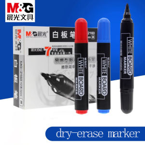 M&G Whiteboard Markers Set - Black/Blue/Red - Easily Erasable for Whiteboards And Glass Ideal for School Office Supplies