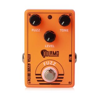 IRIN | Dolamo D-2 Fuzz Electric Guitar Effect Pedal Fuzz Effect True Bypass Current Draw 30mA Pedal Electric Guitar Accessories Parts