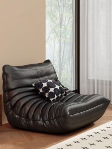 Modern Minimalist Lazy Sofa Bed for Bedroom Balcony Single Person Small Couch Trendy Model Tatami Leisure Recliner Chair