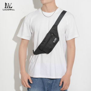 LouisWill Chest Bag Waist Bag Crossbody Chest Bag Multi-Functional Fitness Bag Small Waist Pouch Waterproof Wear-Resistant Waist Bag for Workout Running