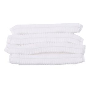 100pcs/Pack Disposable Hair Head Covers Net Bouffant Dustproof Anti Dust Caps Breathable Shower Bathing Hats Kitchen Hot Sale