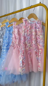 Luna Dress Anak Perempuan/Baju Pesta Anak Perempuan