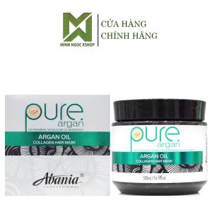 Kem ủ tóc phục hồi Abania Argan Oil Collagen Hair Mask 500ML