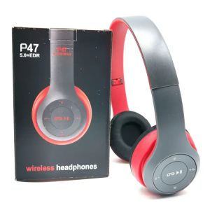 NEW P47 Wireless Bluetooth Headphone With Microphone Foldable Headsets Bass HiFi Sound Music Stereo Earphone For Smartphones TV